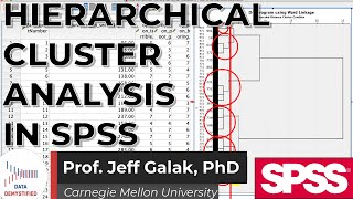 Hierarchical Cluster Analysis in SPSS SPSS Tutorial Video 29  Dendrogram [upl. by Llert]