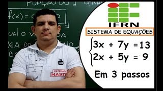 SISTEMA DE EQUAÇÕES do 1ª GRAU  Método da substituição Prof Micamática [upl. by Nhabois]