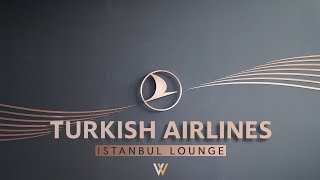 Turkish Airlines Istanbul Lounge [upl. by Ecyoj]