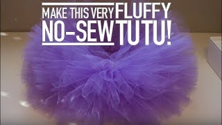 TUTORIAL DIY No Sew Fluffy Tutu [upl. by Gasper990]