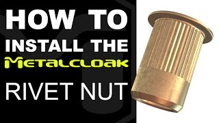 How To Install Rivet Nuts for MetalCloak Jeep Body Armor Systems [upl. by Dart]