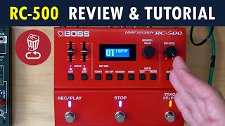 BOSS RC500 Review and full tutorial  Including LoopStation MIDI control [upl. by Buatti]