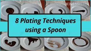 Sauce Plating Techniques using a Spoon [upl. by Rabka270]