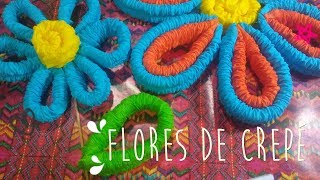 Tutorial Flores de Papel Crepé Corrugado [upl. by Ainaj10]