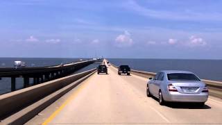 The Worlds Longest Overwater Bridge the Lake Pontchartrain Causeway [upl. by Lehcer]