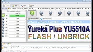 How to flash Yureka Plus YU5510A Unbrick [upl. by Grof]