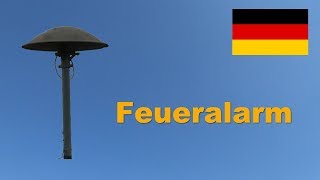 Sirenensignal quotFeueralarmquot Deutschland [upl. by Shae]