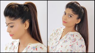 Perfect Ponytail Hairstyle  Easy Ponytail  Rinkal Soni [upl. by Siegel122]