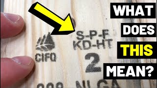 What Is SPF LUMBER SPF Vs SYPWhats The Difference Lumber MarkingsSoftwood Varieties [upl. by Milly241]