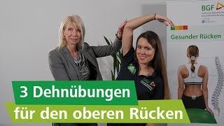 3 Dehnübungen für den oberen Rücken am Arbeitsplatz [upl. by Goodden613]