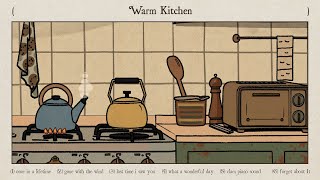 cooking in warm kitchen with soft jazz playlist for relaxing [upl. by Aroz]