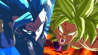 Dragon Ball FighterZ  Gogeta vs Broly Super Dramatic Finish English  1440p ✔ [upl. by Gleason339]