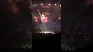 Micheal Bublé fan shocks crowd when handed the mic [upl. by Mini689]