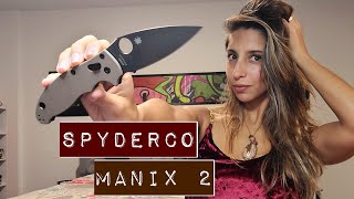 Spyderco Manix 2 Exclusive Knife Review [upl. by Sherar586]