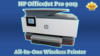 HP OfficeJet Pro 9013 AllinOne Printer Review 🖨️ [upl. by Jenica]