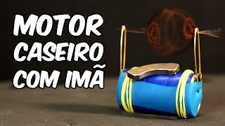 Como fazer um MOTOR elÃ©trico com um ÃMÃƒ EXPERIÃŠNCIA de FÃSICA [upl. by Nyleikcaj]