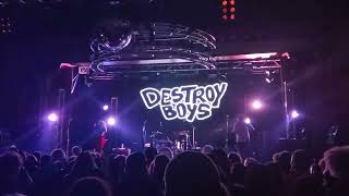 Destroy Boys  Te llevo conmigo  Locker Room Bully live [upl. by Ycinuq]