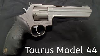 Taurus Model 44 Revolver Review and Shoot 65 inch in 44 Magnum [upl. by Dunham]