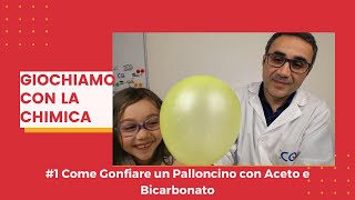 Come Gonfiare un Palloncino con Aceto e Bicarbonato LIVE 1 [upl. by Ginny]