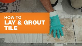 Tile Installation How to Lay amp Grout Tile [upl. by Jeffcott]