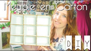 DIY  MEUBLE DE RANGEMENT EN CARTON ARCHI SIMPLE [upl. by Armmat939]