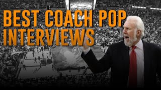 Coach Gregg Popovichs Best Interview Moments [upl. by Ahsaeym]