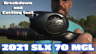 SHIMANO SLX 70 MGL CASTING PERFORMANCE AND SPECS [upl. by Vacla]