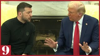 Trump And Zelensky Engage In A Heated White House Confrontation [upl. by Letha567]