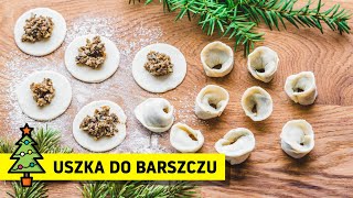 Uszka z grzybami 🎄 do barszczu wigilijnego ✨ [upl. by Jael]