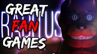 Top 10 Great FNAF Fan Games [upl. by Annaitat]