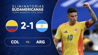 Argentina vs Colombia 12  All Goals amp Highlights  2024 [upl. by Ragde68]