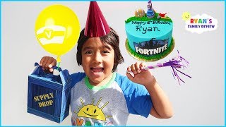 Ryans Birthday Party with Friends and opening presents [upl. by Aira]