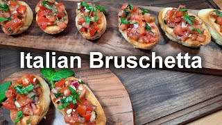 Easiest Italian Bruschetta Recipe in the World  Delicious Recipes [upl. by Akela]