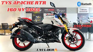 New Updated TVS APACHE RTR 160 4V 2025 Model  Detail Review  ​⁠MRStudio45 [upl. by Eiahpets]