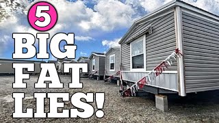 5 Biggest Lies About Manufactured Mobile Homes [upl. by Denie792]