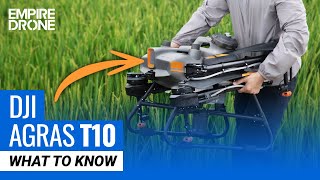 DJI Agras T10  What To Know [upl. by Atikahs]