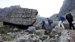 Climbing The Highest Mountain In England  Scafell Pike And The Corridor Route [upl. by Sabelle]