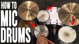 How To Mic a Drum Kit For Live Sound [upl. by Hartley]