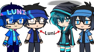 If Gacha Club luni Gacha Life Luni Gacha verse luni And Gacha Studio Luni Meets each other meme [upl. by Eetsud]