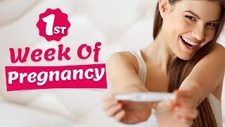 1st week pregnancy symptoms before missed period [upl. by Aryt]