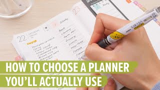 How to Choose a Planner You’ll Actually Use [upl. by Loraine276]