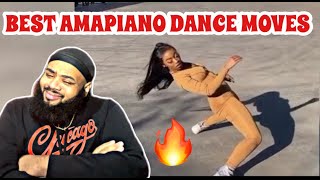 🔥🇿🇦 BEST AMAPIANO DANCE MOVES 068  REACTION [upl. by Sammie811]