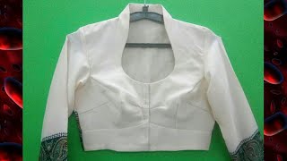 HALTER NECK DESIGN  HIGH NECK COLLAR  CUTTING AND STITCHING [upl. by Annoif]