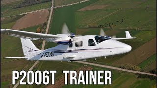 Tecnam P2006 Twin Is Perfect For Training New Pilots [upl. by Nahsrad]