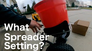 What Spreader Setting Do I Use DIY Spreader Settings  EarthWay 2150 [upl. by Silletram]