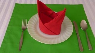 Napkin Folding  The Crown [upl. by Ocirred]