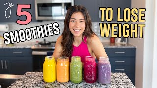 5 SMOOTHIES FOR THE WEEK TO LOSE WEIGHT Yovana [upl. by Ladnor237]