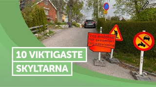 Ta Körkort  10 Vanligaste Skyltarna [upl. by Watts]