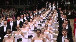 Polonaise debutants Opera Ball 2014 in Vienna [upl. by Bullock]