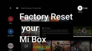 Factory Reset your Mi Box [upl. by Leur]